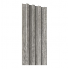 Панель ПВХ реечная LEGNO САНТОРИНИ СЕРЫЙ 2900*166 мм Панель ПВХ реечная LEGNO САНТОРИНИ СЕРЫЙ 2900*166 мм